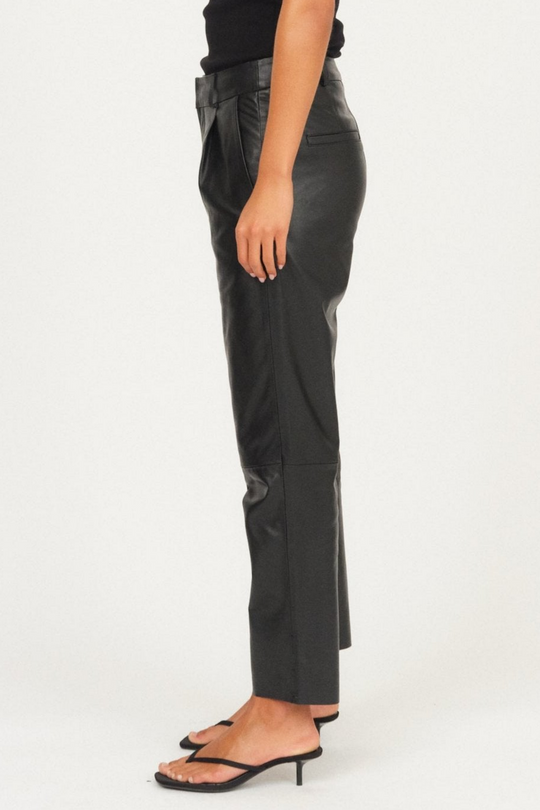 Læderbukser | IVY Copenhagen Ali Kylie Leather Pant, black