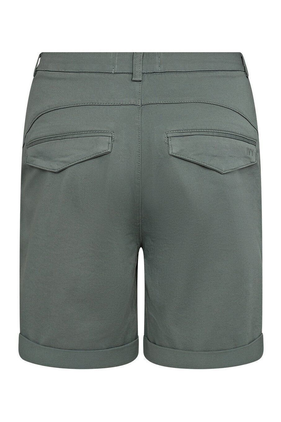 IVY Copenhagen | Shorts | Karmey Chino, dusty steel green