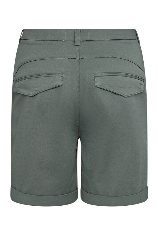IVY Copenhagen | Shorts | Karmey Chino, dusty steel green