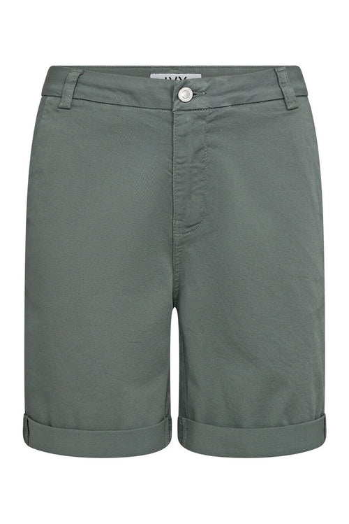 IVY Copenhagen | Shorts | Karmey Chino, dusty steel green