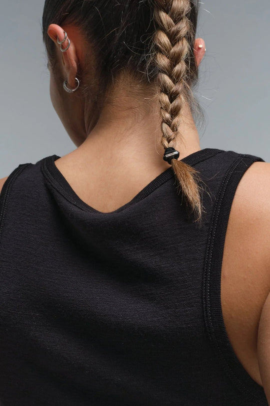 Seamless Basic | Top | Isa Wool Tank Top, black