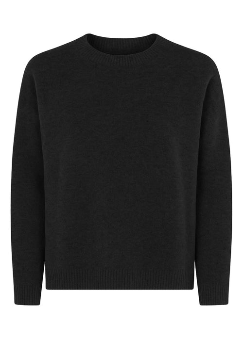 La Rouge | Sweater | Isabella Roundneck Knit, black