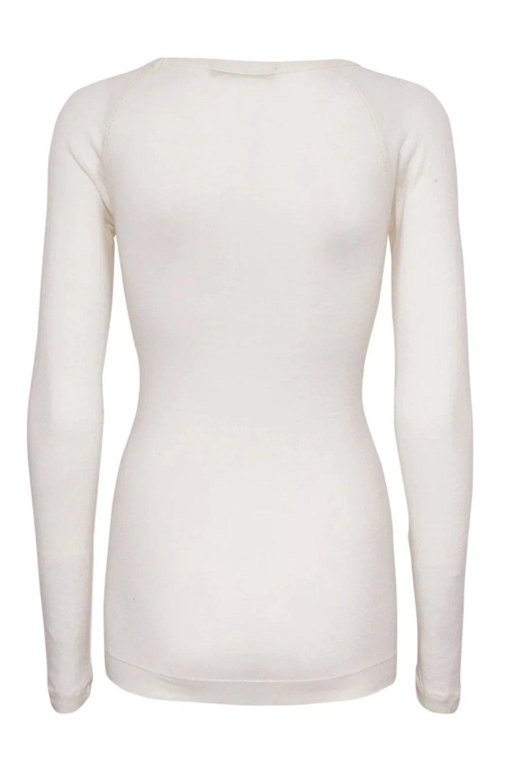 Seamless Basic | Bluse | Jade Wool L/S Blouse, off-white