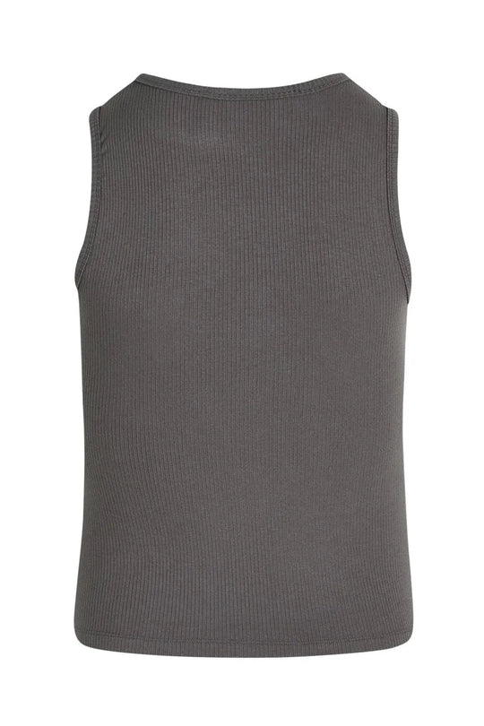 Top | La Rouge Lisa Singlet, warm grey