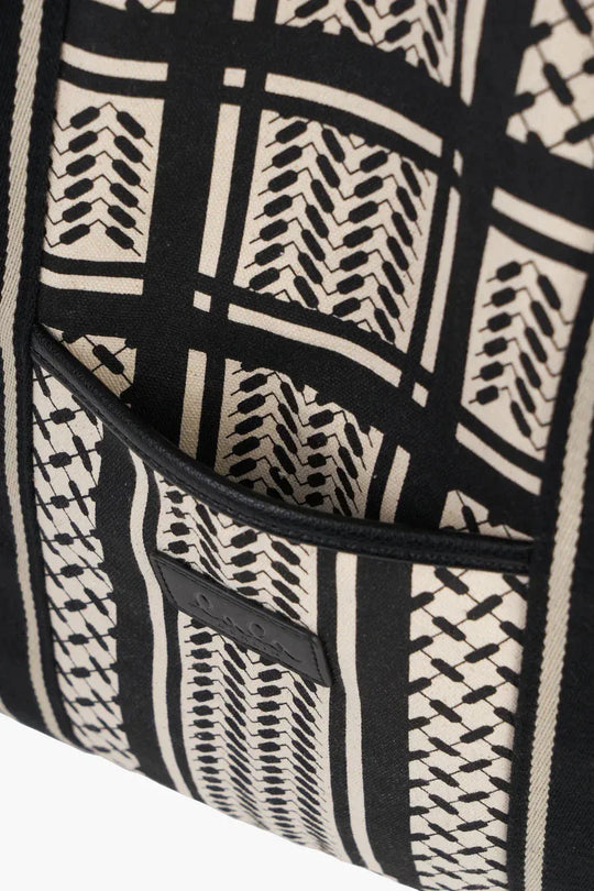 Tote bag | LALA BERLIN Carmela 2.0, heritage stripe black