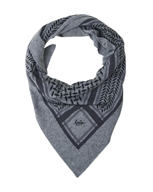 Lala Berlin | Tørklæde | Triangle Trinity Classic M, city/middlegrey melange