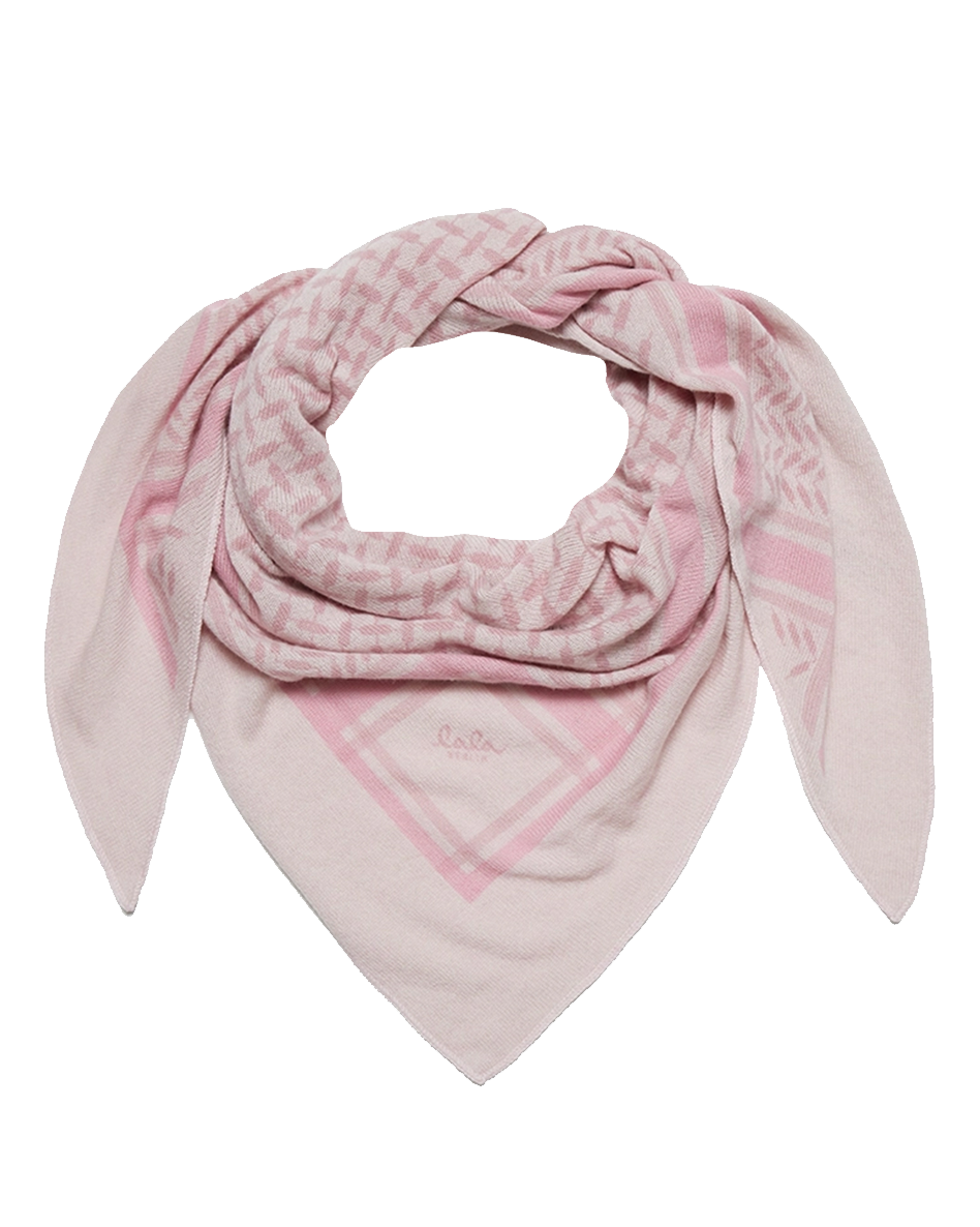 Lala Berlin Triangle Trinity Classic M – luksuriøst trekantet cashmere tørklæde med ikonisk heritage-print. Blødt, varmt og tidløst.