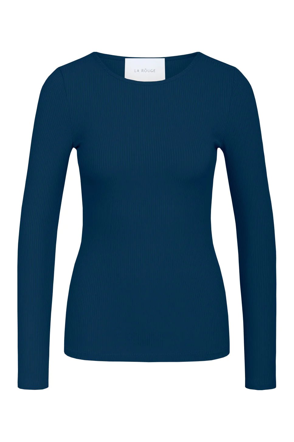 La Rouge Lisa L/S T-shirt – tætsiddende langærmet t-shirt i blød viscose med bådhals. Perfekt til både hverdag og lag-på-lag styling.