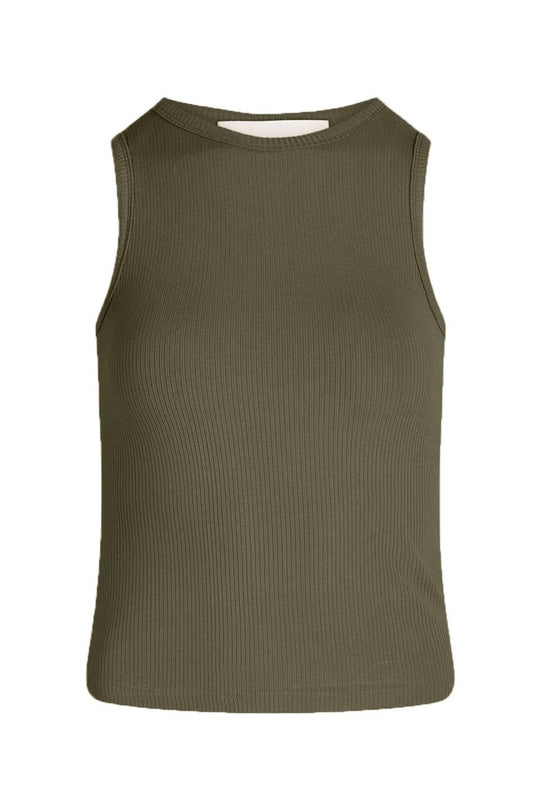 Lisa Singlet top, army green