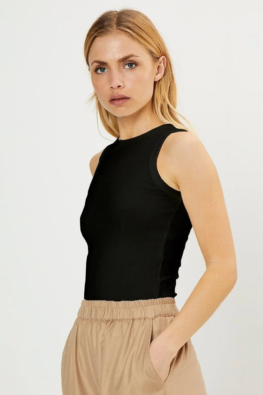 La Rouge Lisa singlet top, sort