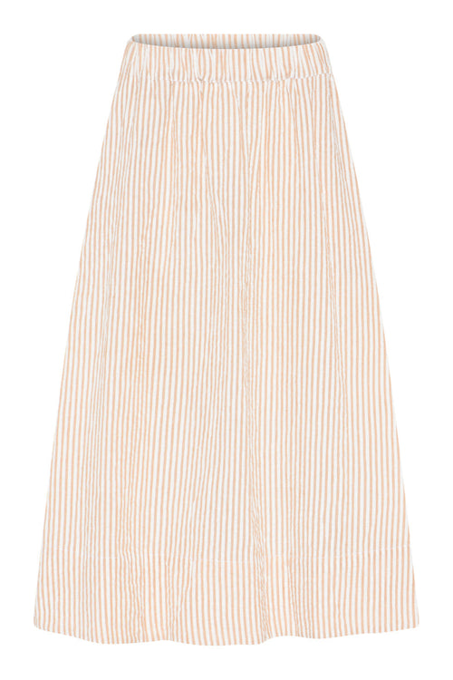 La Rouge | Nederdel | Lou Skirt, dark sand stripe