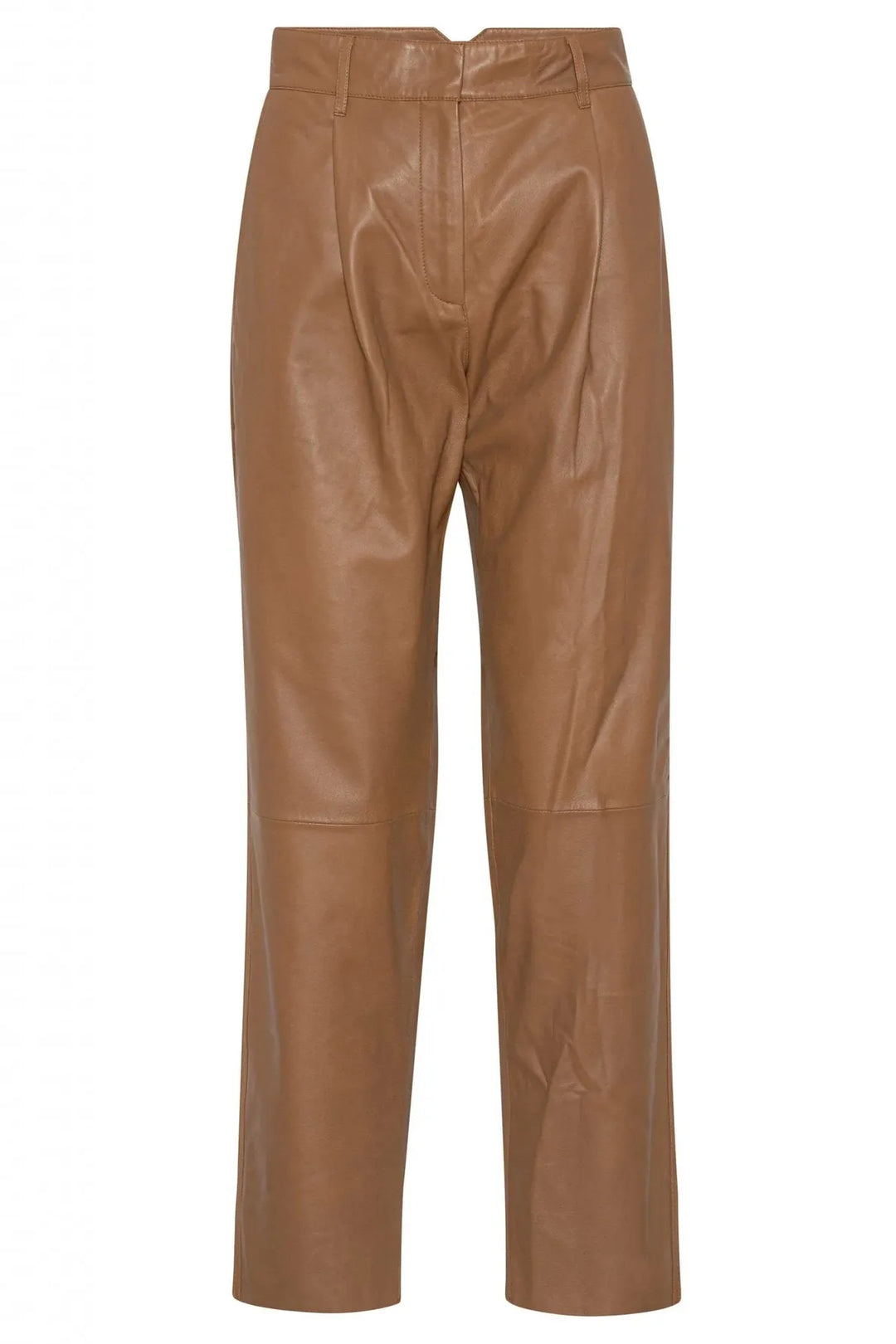 Læderbukser | MDK Iris Leather Pant, lion brown