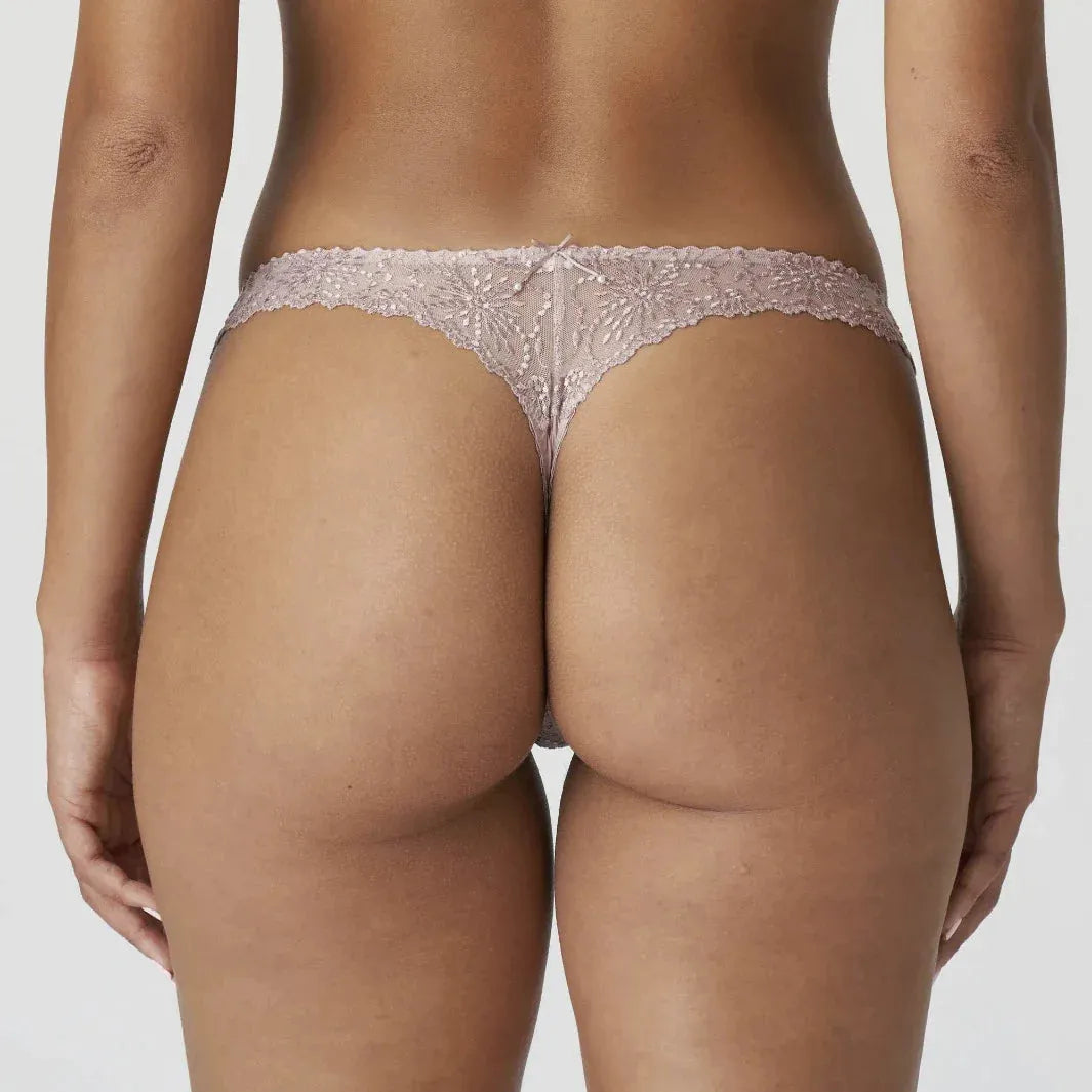 String trusse | MARIE JO Jane Thong, bois de rose