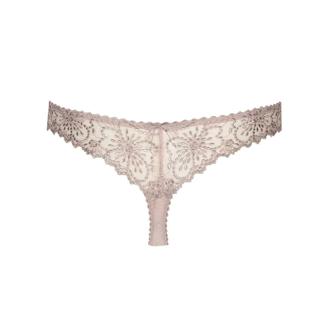 String trusse | MARIE JO Jane Thong, bois de rose