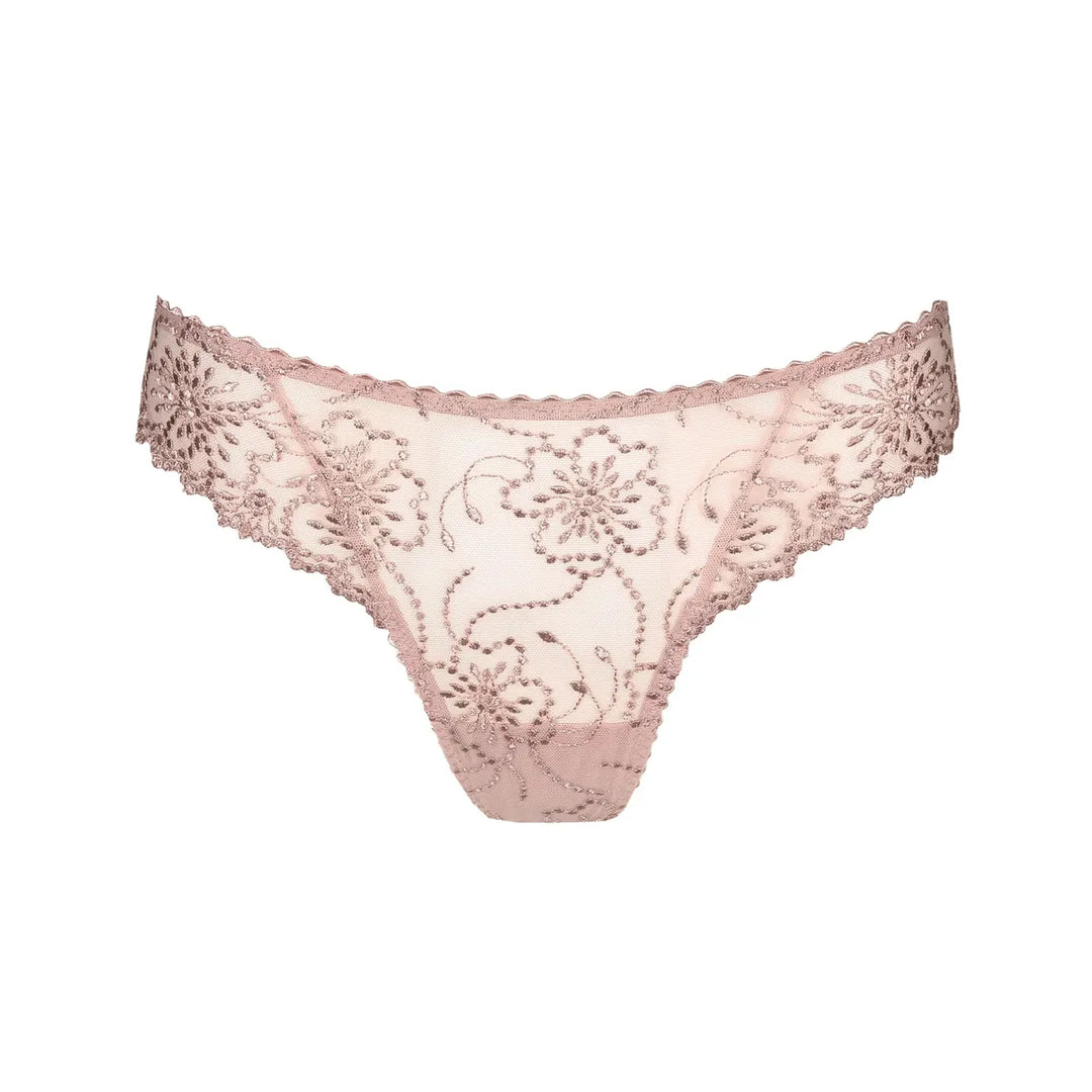 String trusse | MARIE JO Jane Thong, bois de rose