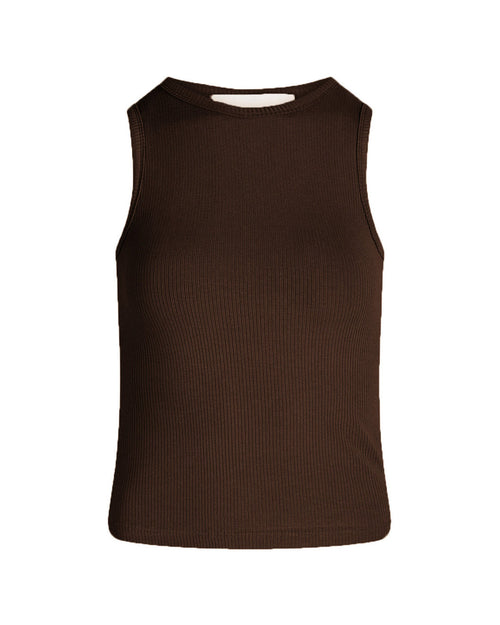 La Rouge | Top | Lisa singlet, dark brown