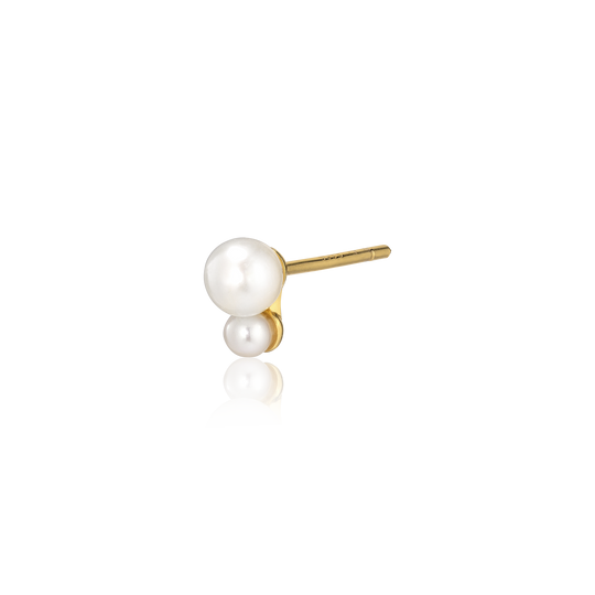 925 sterlingsølv belagt med 18 karat guld, ferskvandsperler. Nikkelfri.