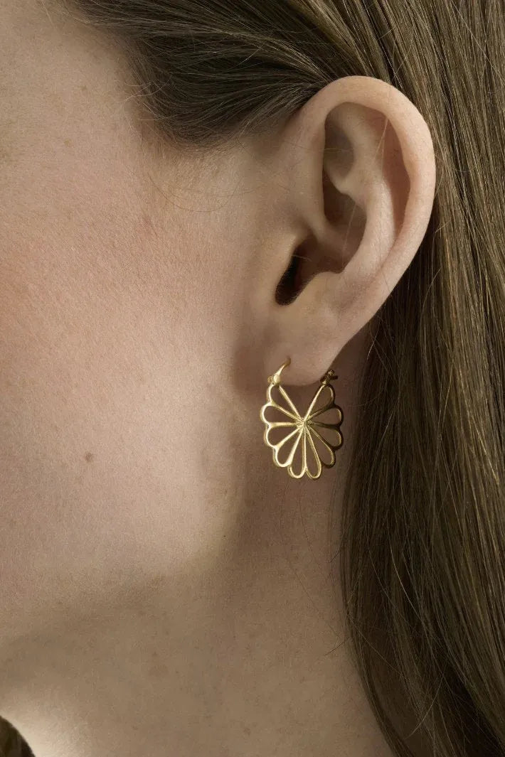 Øreringe | Pernille Corydon Bellis earrings, forgyldt sølv