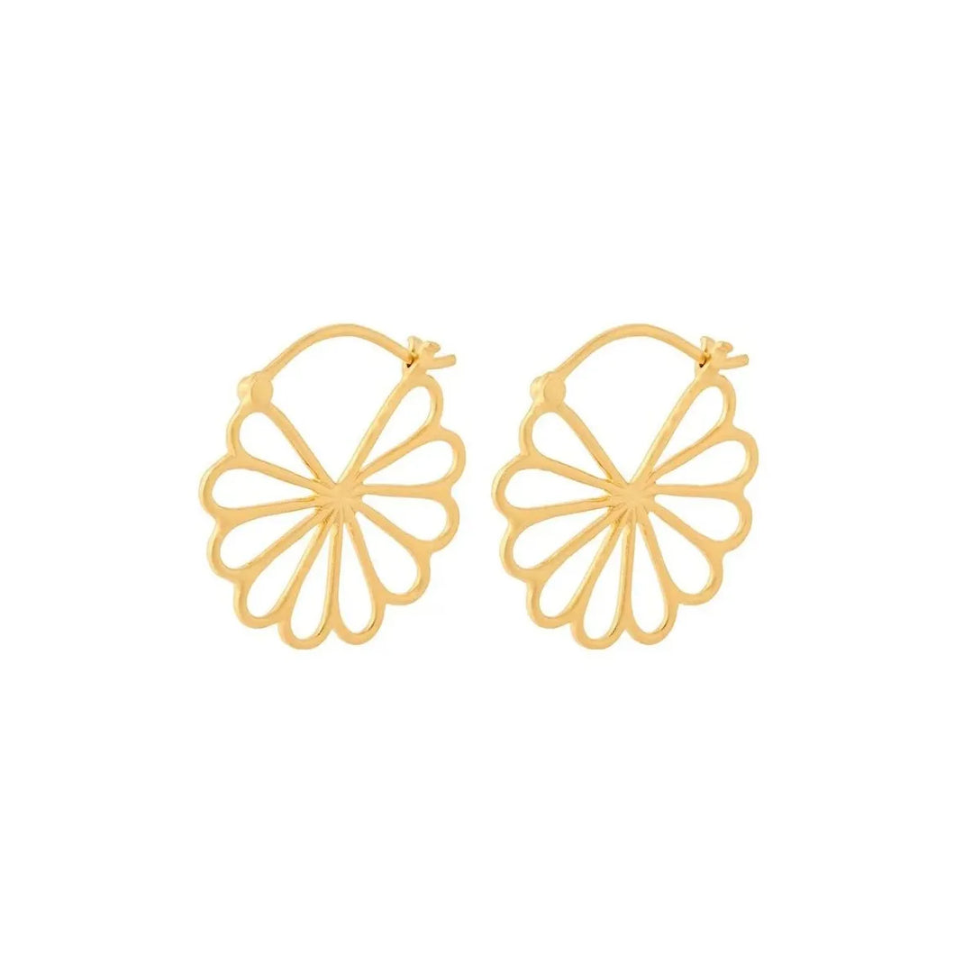 Øreringe | Pernille Corydon Bellis earrings, forgyldt sølv