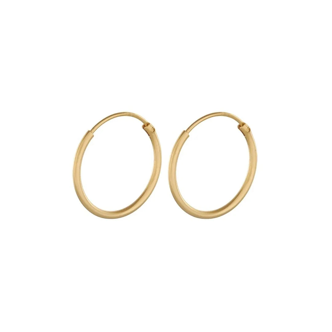 Pernille Corydon Micro Plain creoler, hoops, øreringe