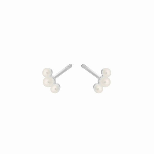 Pernille Corydon | Ørestikkere | Ocean Pearl earsticks, sølv