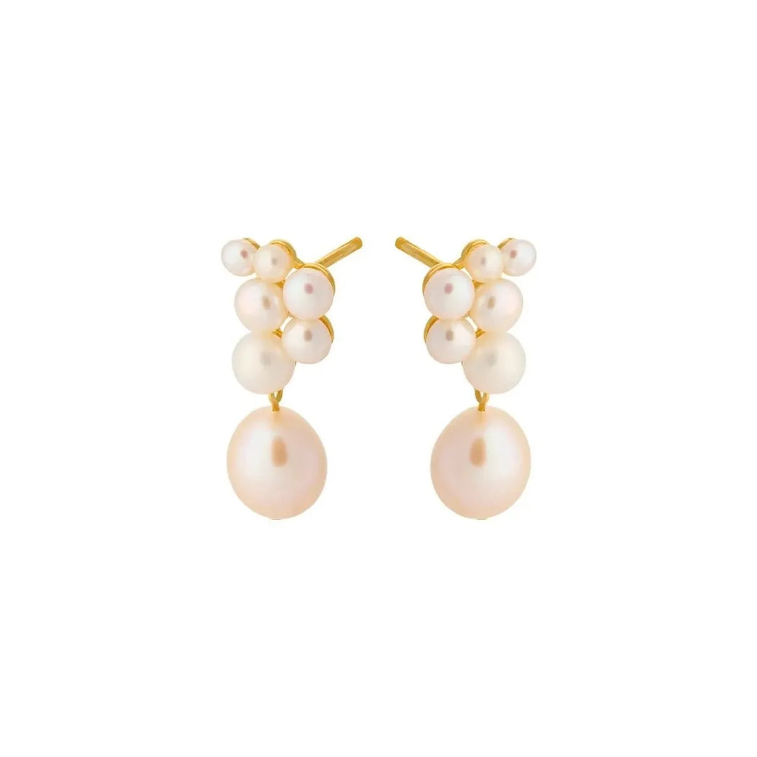 Øreringe | Pernille Corydon Ocean Treasure earsticks, forgyldt