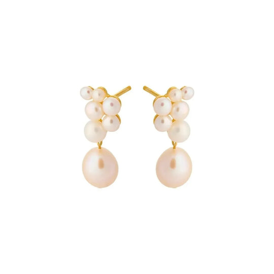 Øreringe | Pernille Corydon Ocean Treasure earsticks, forgyldt