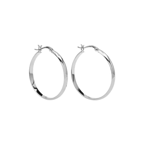Pico | Øreringe | Conny hoops i silverplated