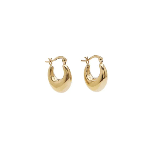 Pico | Øreringe | Ollie petit hoops i goldplated