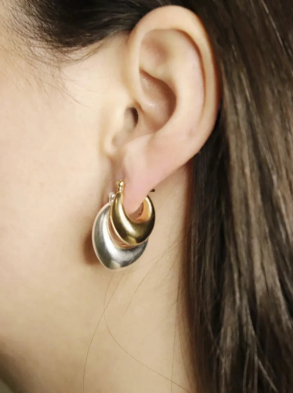 Pico | Øreringe | Ollie petit hoops i goldplated