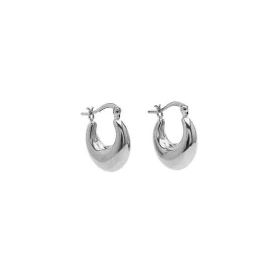 Pico | Øreringe | Ollie petit hoops i silverplated