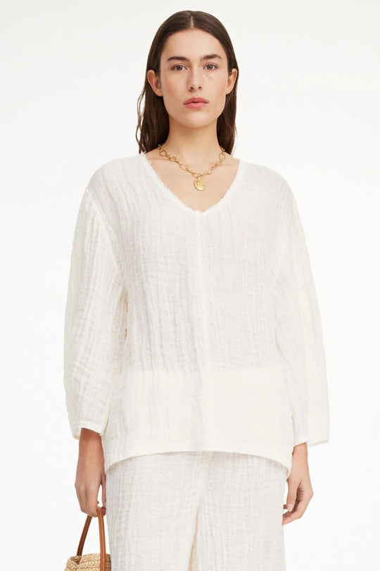 By Malene Birger | Bluse | Mikala, pure white