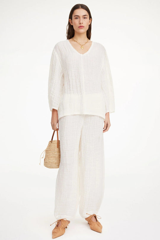 By Malene Birger | Bluse | Mikala, pure white