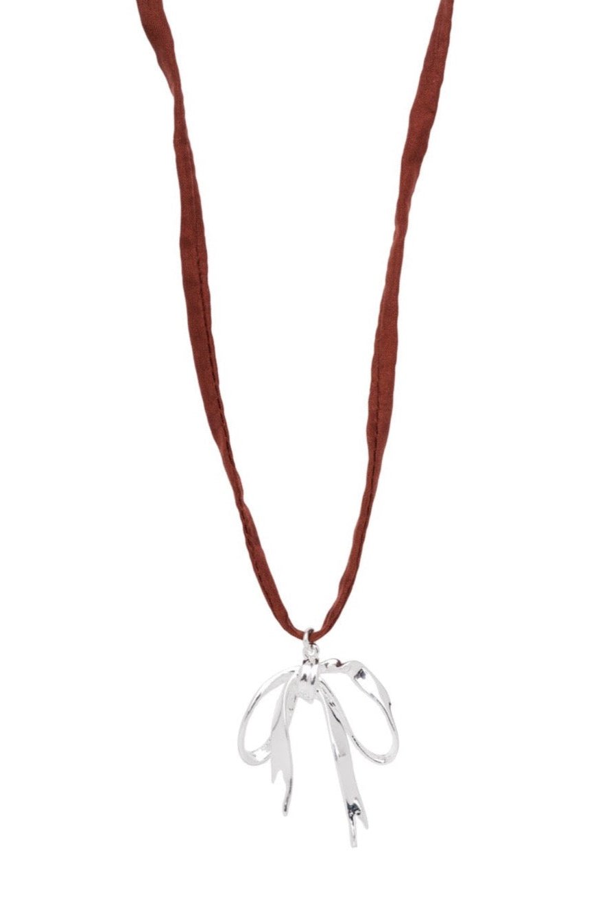 Pico Copenhagen | Halskæde | Ribbon String, FS/Aubergine