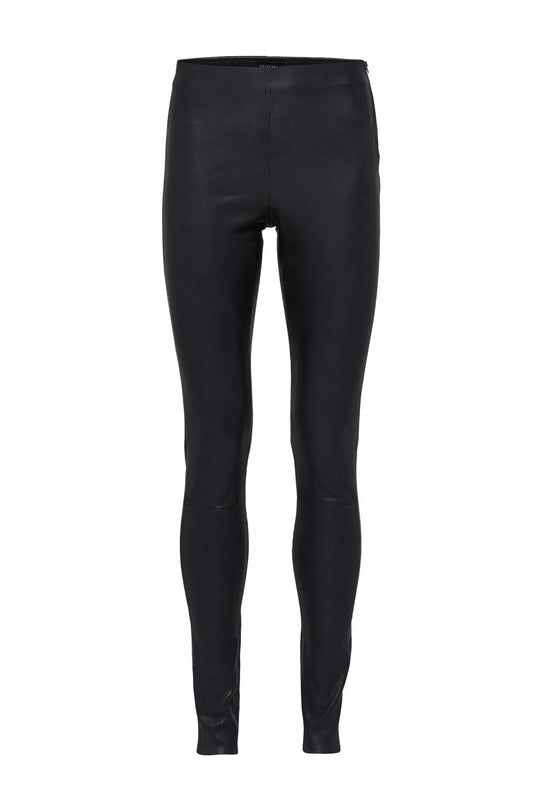 KØB Selected Femme 100% Lammeskinds leggings