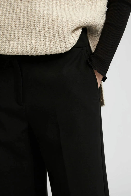 Bukser | Selected Femme Rita Wide, black