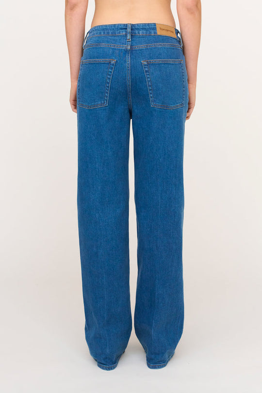 Tomorrow | Jeans | Brown Jeans Wash Bilbao, denim blue