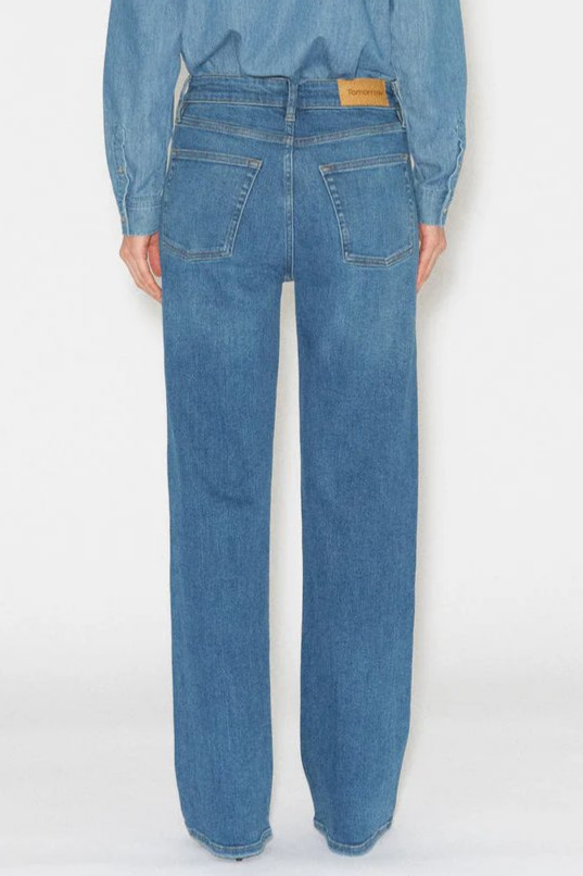 Tomorrow | Jeans | Brown Worker Jeans Wash Prato, denim blue