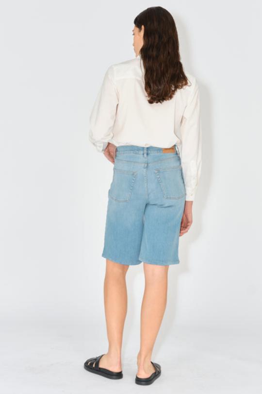 Tomorrow | Shorts | Kersee wash Bleached Prato, denim blue