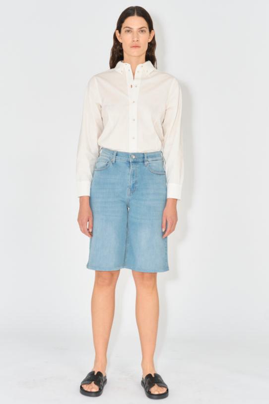 Tomorrow | Shorts | Kersee wash Bleached Prato, denim blue