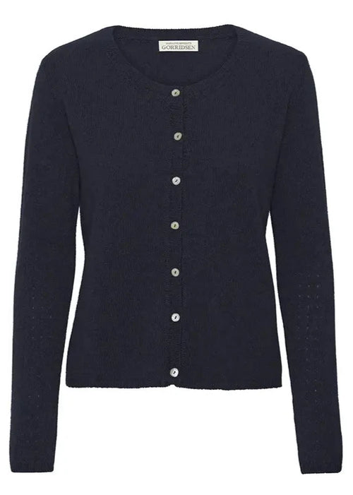 Gorridsen | Cardigan | Theia Cashmere, indigo