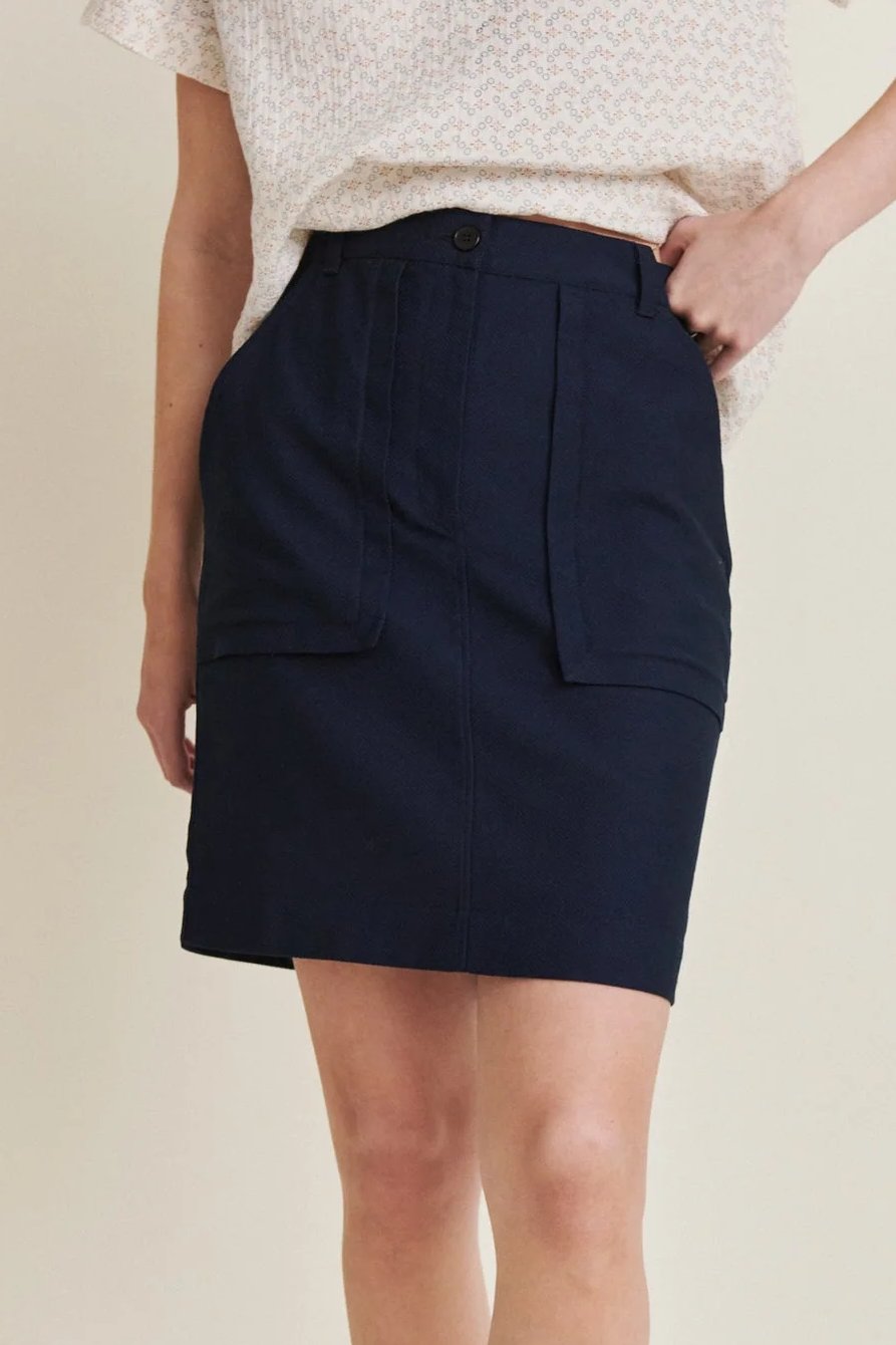 Basic Apparel | Nederdel | Tilda Skirt, sky captain