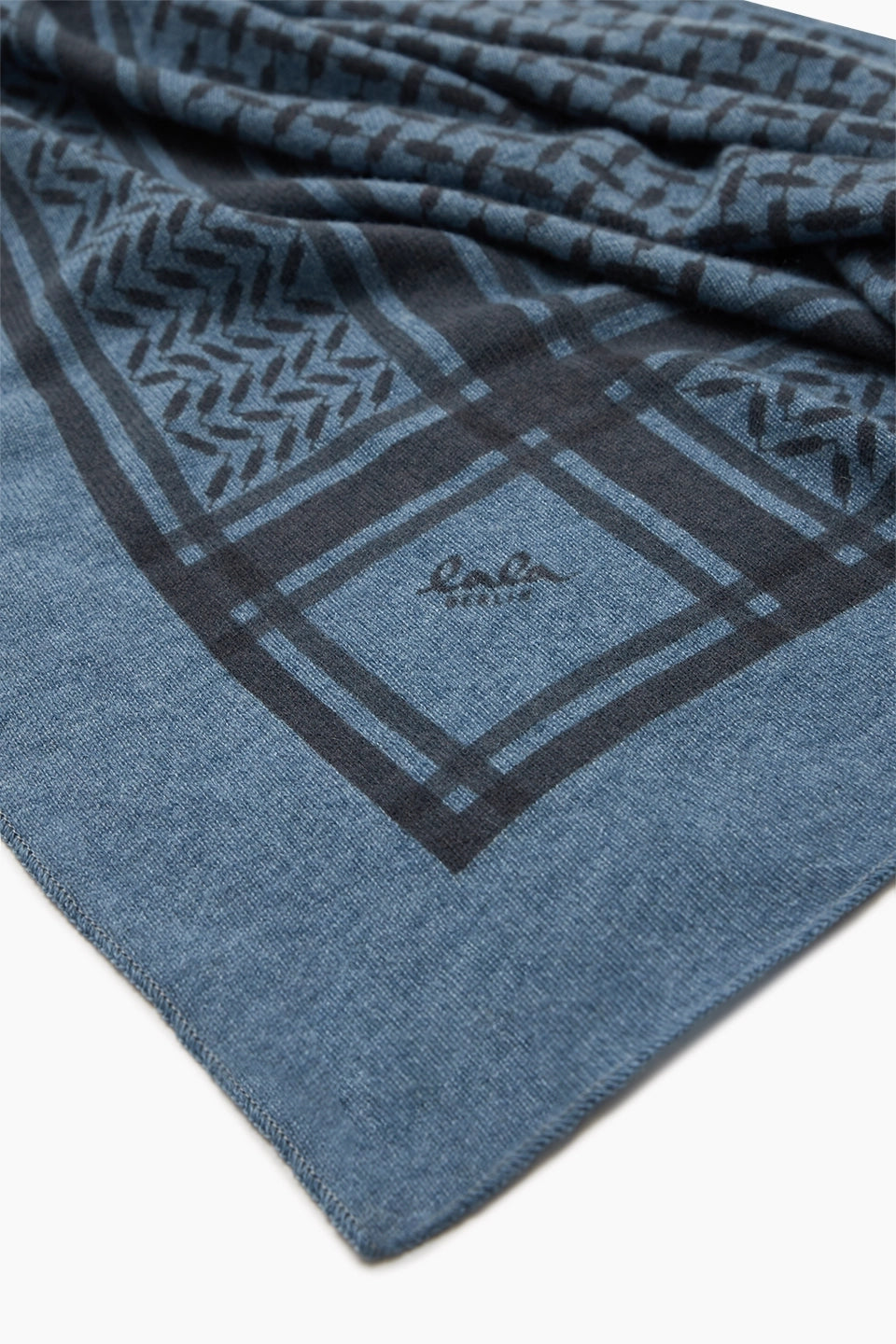 Lala Berlin | Tørklæde | Triangle Trinity cashmere, vela/antracite