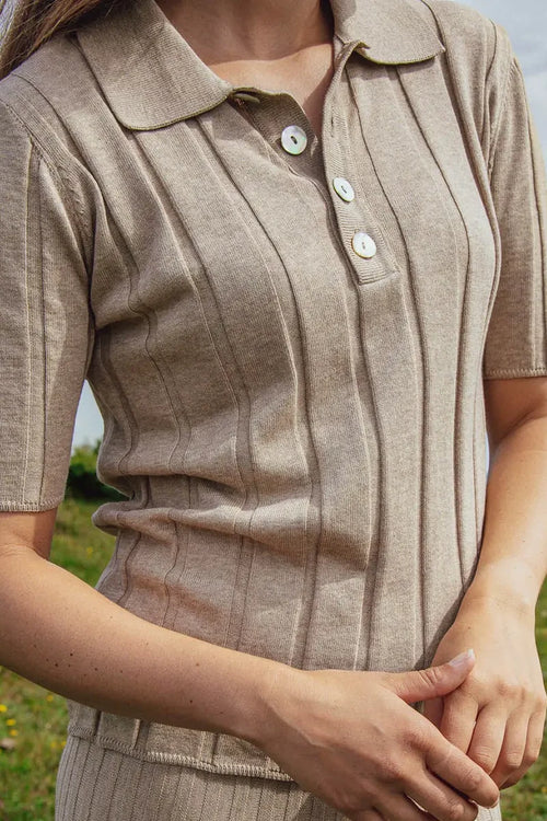 Gorridsen | Bluse | Victoria Polo, desert