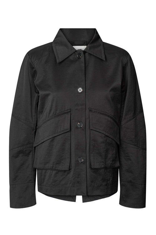 Rabens Saloner | Jakke | Charmaine Cotton fusion jacket, pirat black