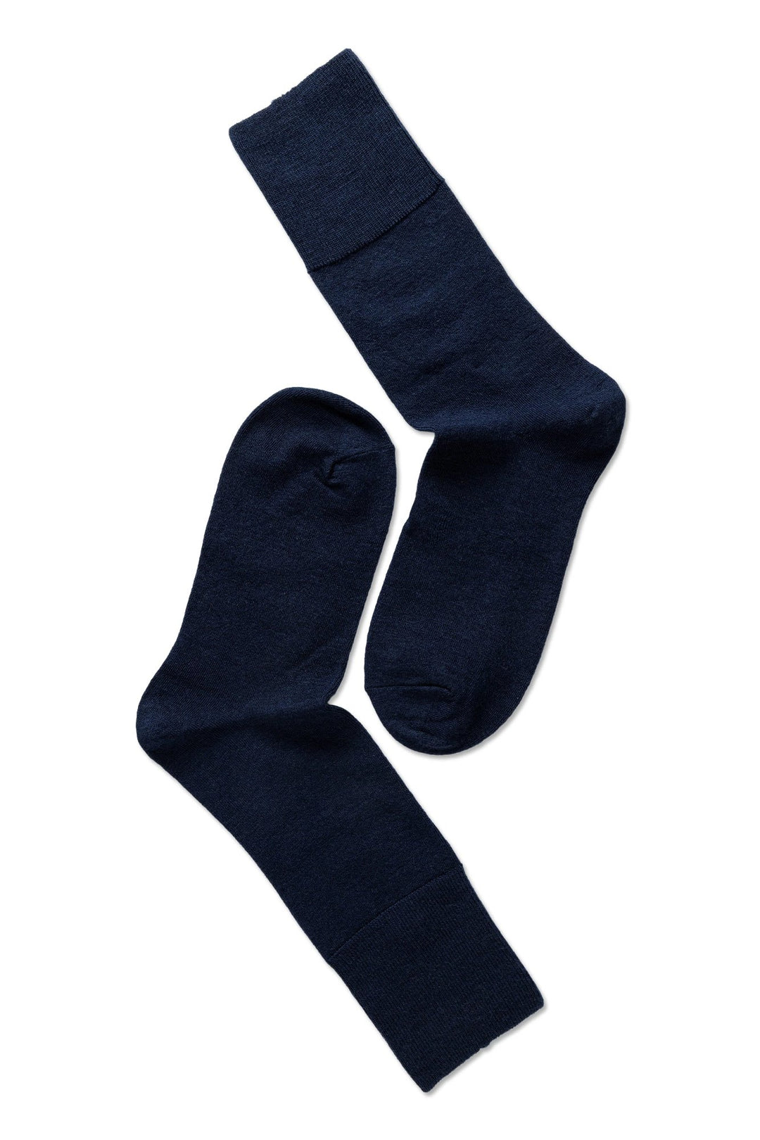 Uldstrømper | Note by Syversen Fine wool comfort top, navy