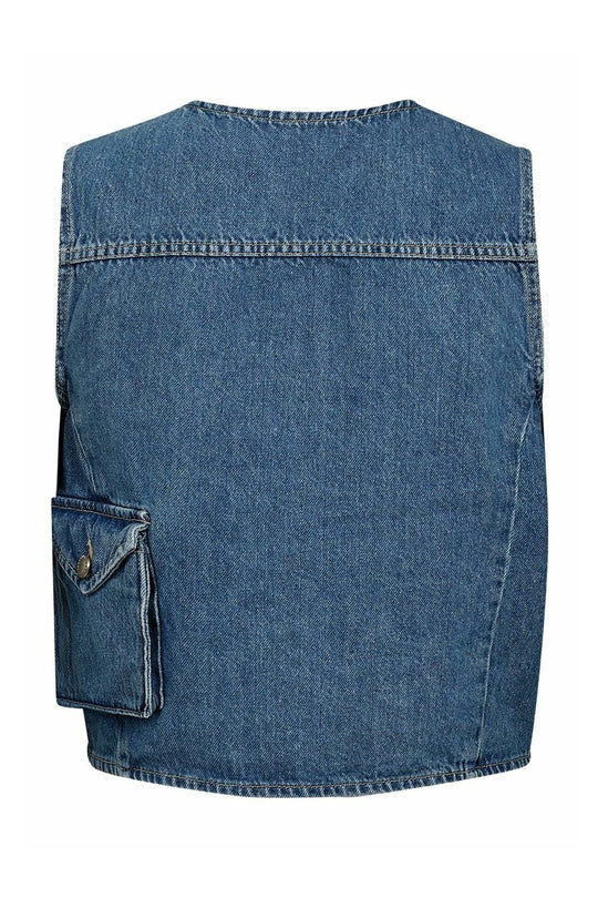 IVY Copenhagen | Vest | Uta Pocket, denim blue