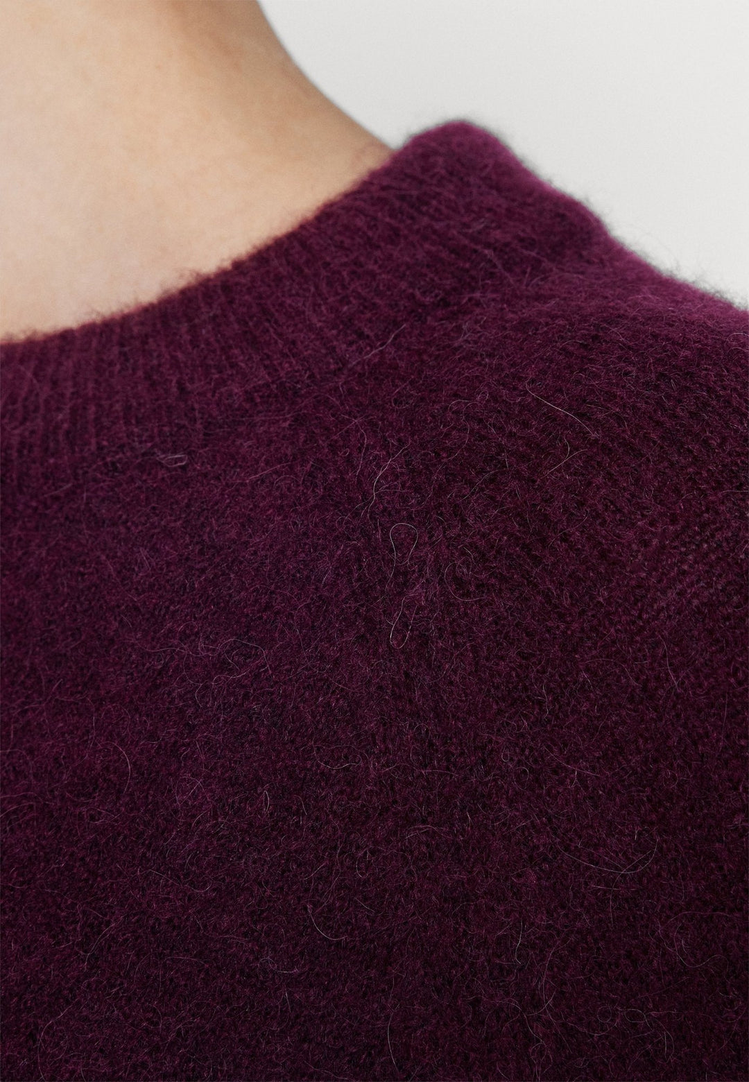 Selected Femme | Sweater | Lulu ls knit o-neck, winetasting