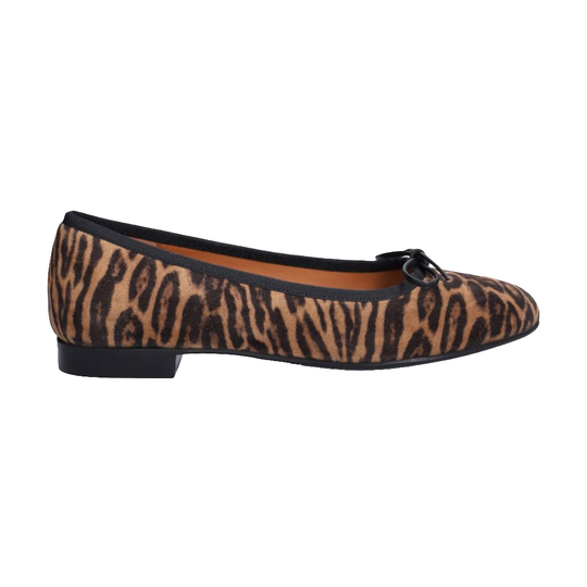 Billi Bi | Ballerina | A7425, leopardo camel suede