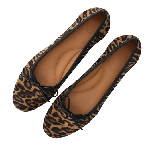Billi Bi | Ballerina | A7425, leopardo camel suede